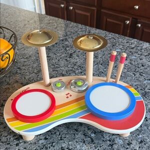 Rainbow Rhythm Kids Drum Set